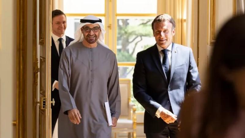 محمد بن زايد وماكرون