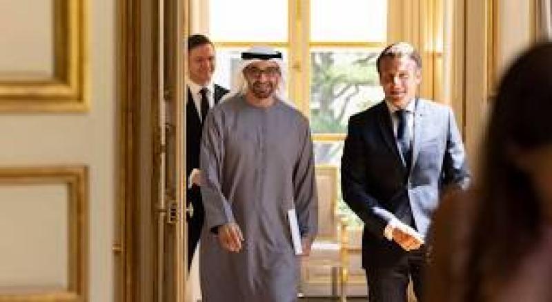 محمدبن زايد وماكرون