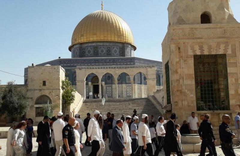مُستوطن إسرائيلي يقتحم الأقصى