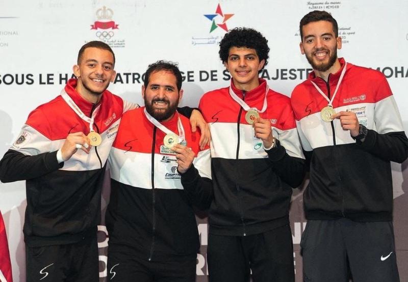 منتخب مصر للرجال بسيف المبارزة