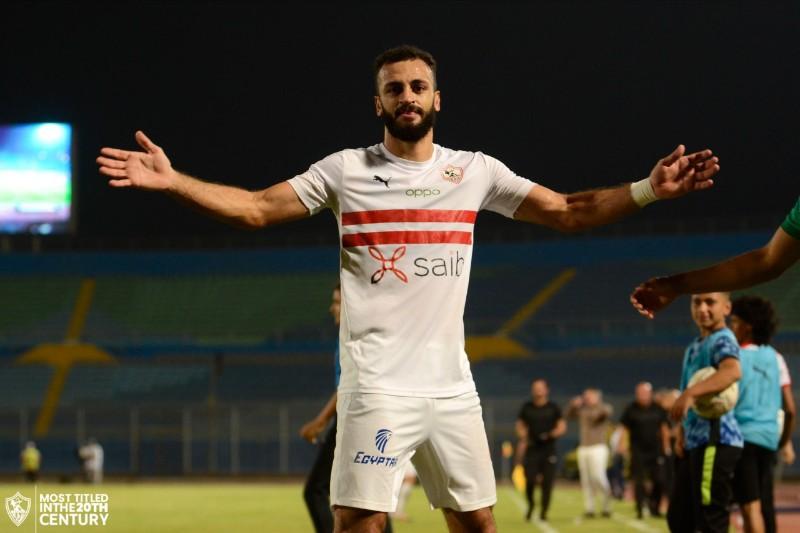 مروان حمدى لاعب الزمالك المعار لسموحة