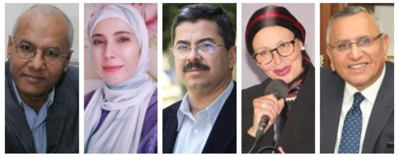 الدكتور عبد السند ومجموعة من المكرمين