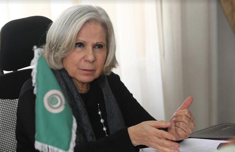 السفيرة الدكتورة هيفاء أبو غزالة الأمين العام المساعد بالجامعة العربية
