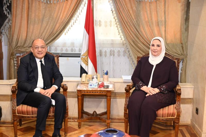 القباج تستقبل السفير الفلبيني في القاهرة 