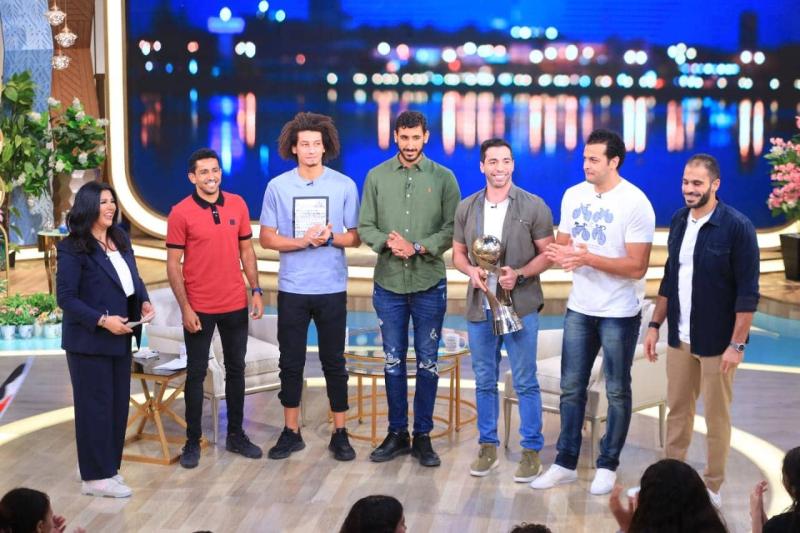 أبطال منتخب اليد 