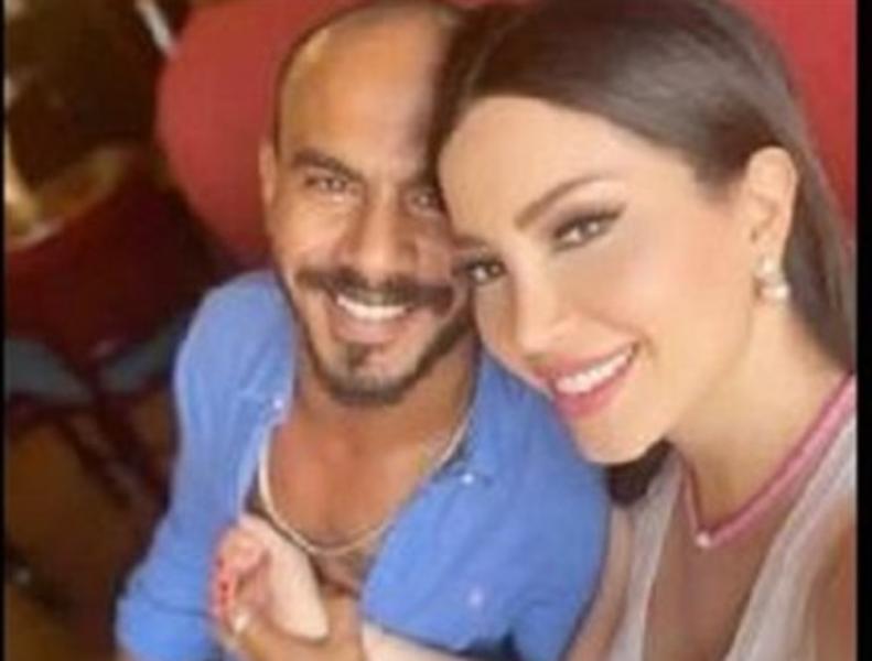 نسرين طافش وزوجها 