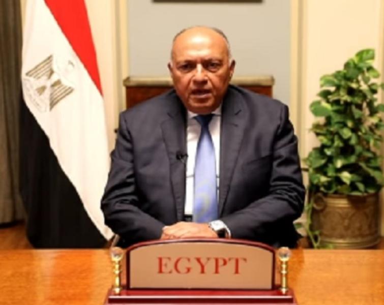 سامح شكرى وزير الخارجية 