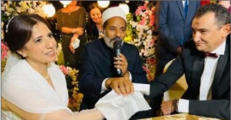 عقد قران خالد بهجت وشهيرة سلام