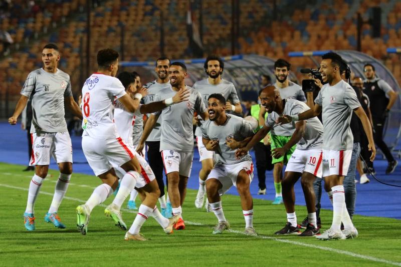 فرحة لاعبي الزمالك