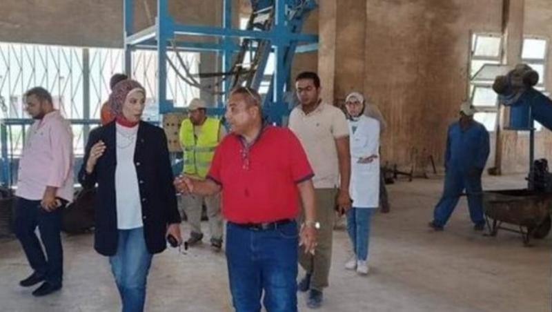 أعمال معالجة مياه الصرف بمحطة عتاقة