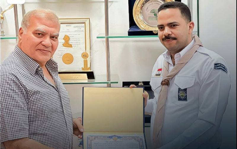 الكشافة البحرية تمنح ”رشاد” إجازة قائد تدريب دولي 
