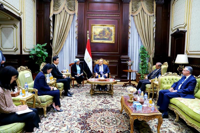 رئيس مجلس الشيوخ يلتقي سفير كوريا الجنوبية
