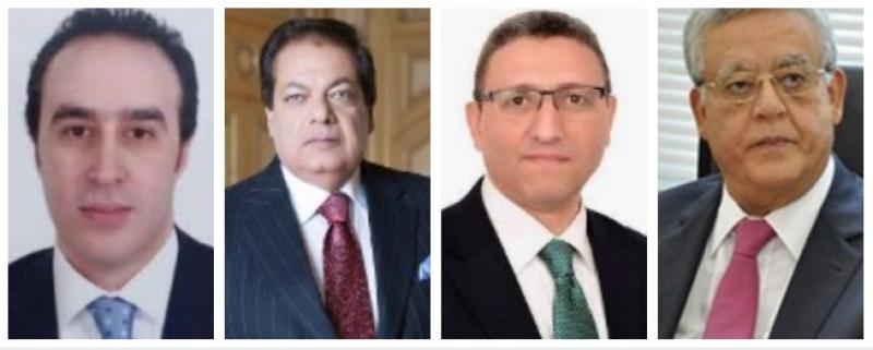 المستشار حنفى الجبالى ووكيلى المجلس والامين العام