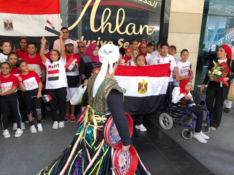 استقبال بعثة منتخب مصر للأولمبياد