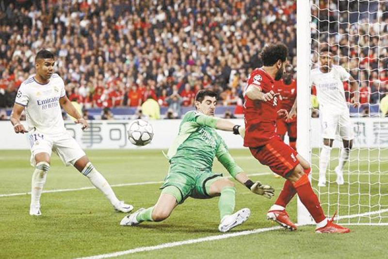 لقطة من مباراة ليفربول والريال بنهائي دورى أبطال أوروبا