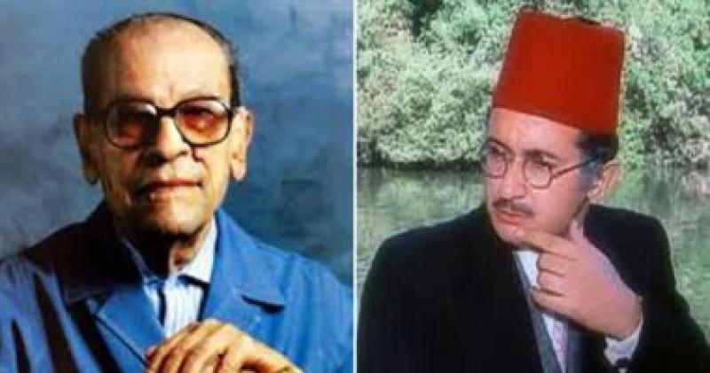 نور الشريف ونجيب محفوظ