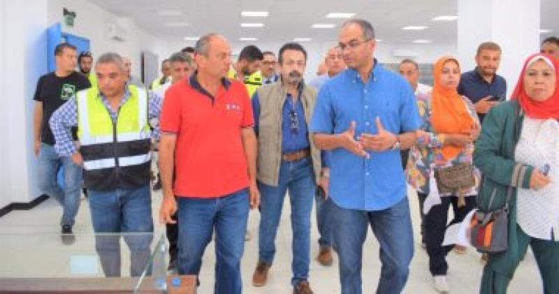 زيارة نائب وزير الإسكان لمدينة المنصورة الجديدة