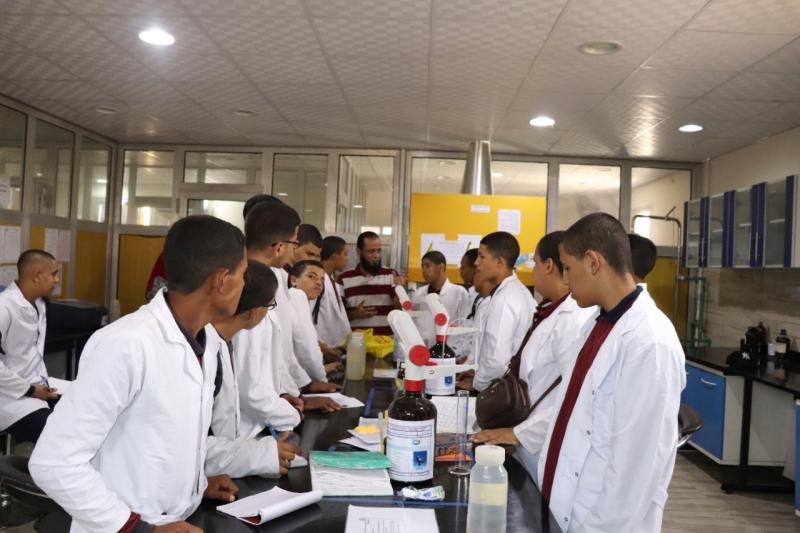 فاعليات التدريب الصيفي لطلاب المدرسة الفنية بمواقع شركة المياه