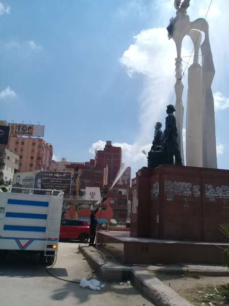 حملات نظافة وتطهير الميادين