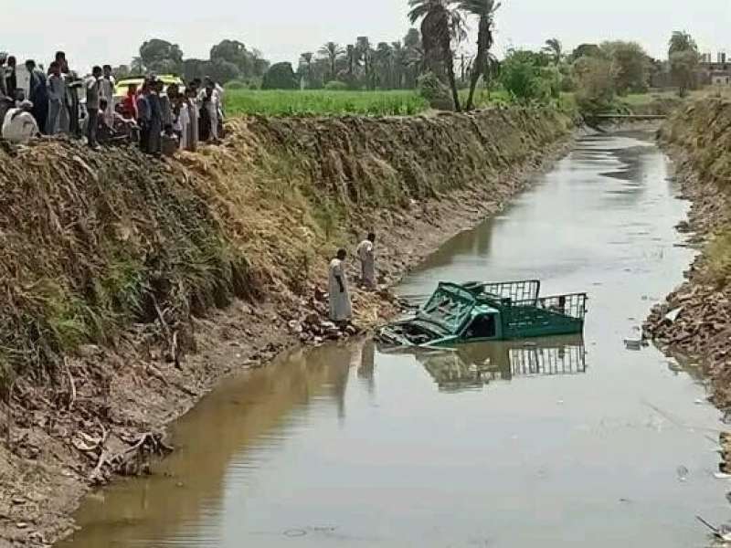 حادث اتقلاب سيارة بالاقصر