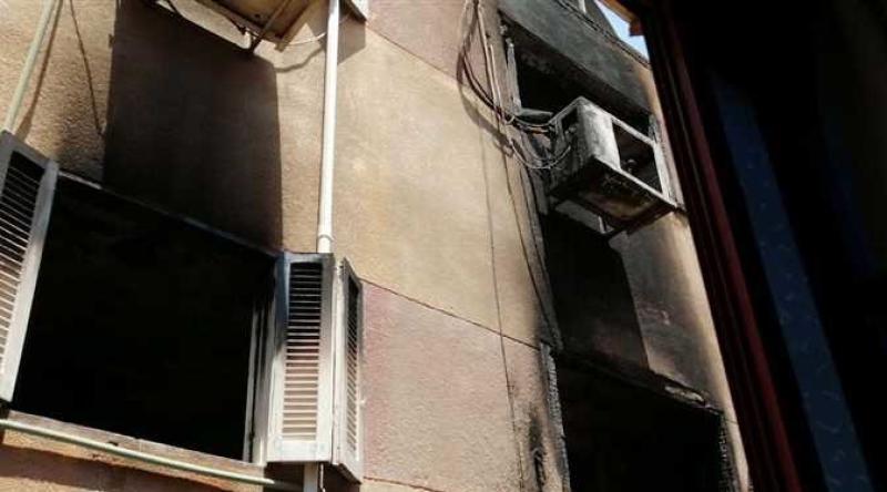 حريق كنيسة المنيرة في منطقة أمبابة بالجيزة