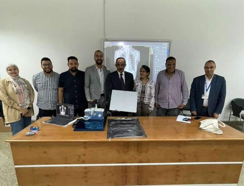 للحضارة يستقبل جهازين X-Ray Radio Graphy القومي للتصوير بأشعة