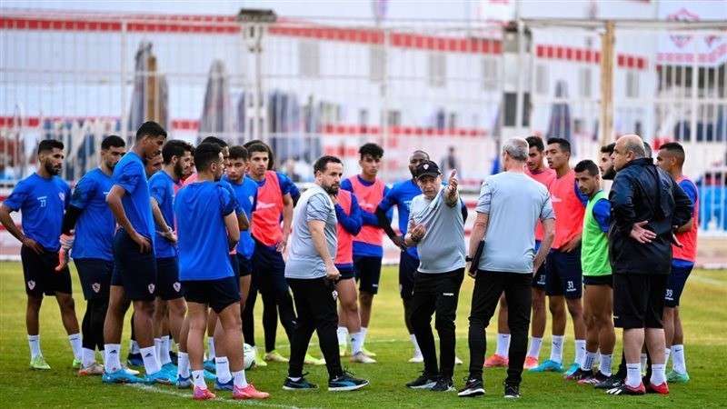 فيريرا في تدريبات الزمالك
