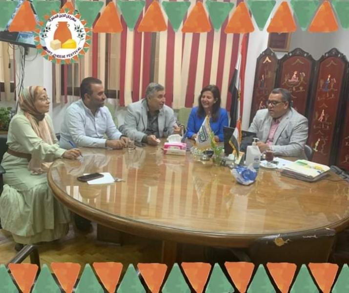  اللجنه التنسيقية لمهرجان الجبن المصرى