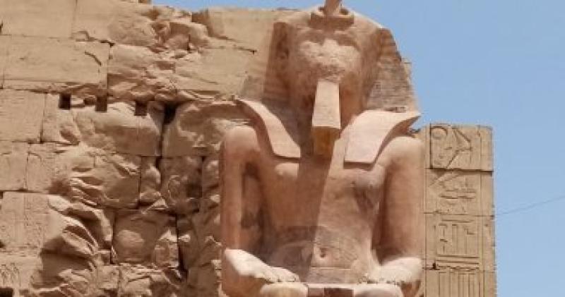 التمثال بعد الترميم