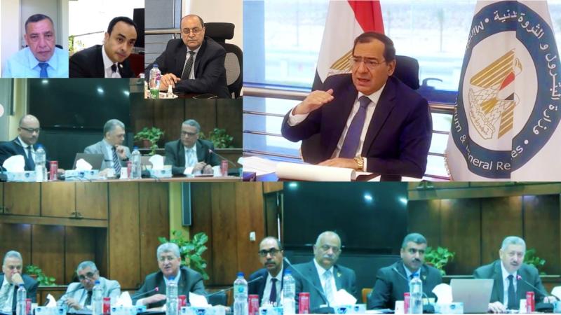 اجتماع اللجنة العليا للمشروعات البترولية