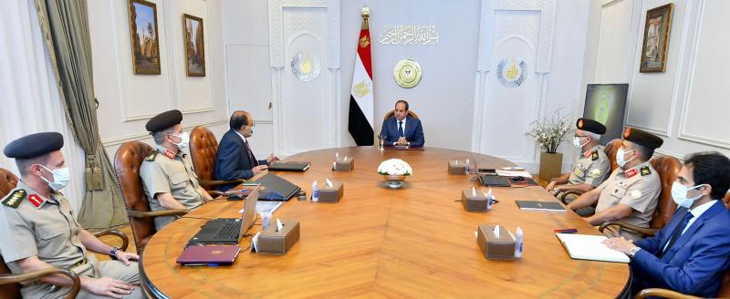 الرئيس عبدالفتاح السيسي خلال الاجتماع