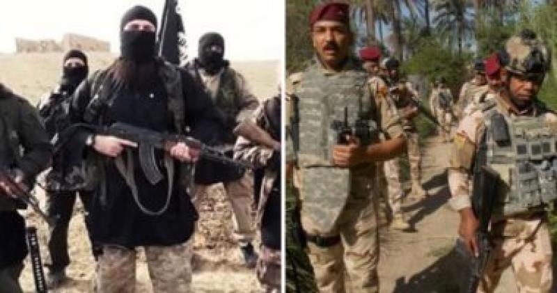 الجيش العراقى ومسلحى داعش