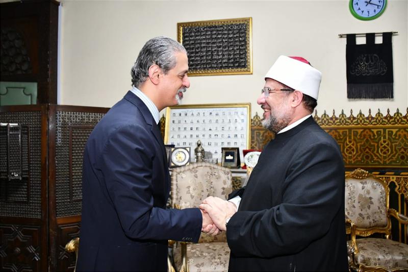 وزير الأوقاف و سفير مصر بالسودان