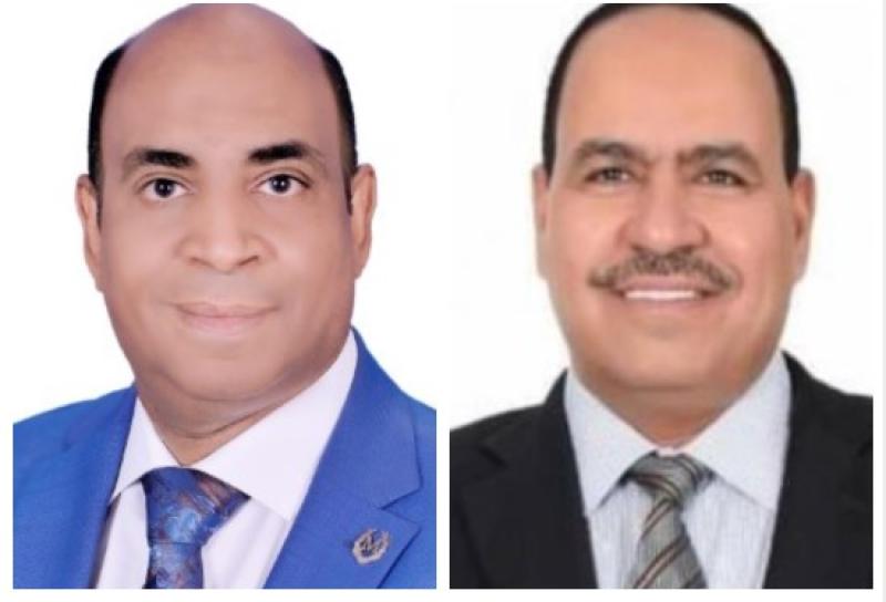 النائب أحمد قورة و الدكتور مجدي محمد أمين عميد طب سوهاج