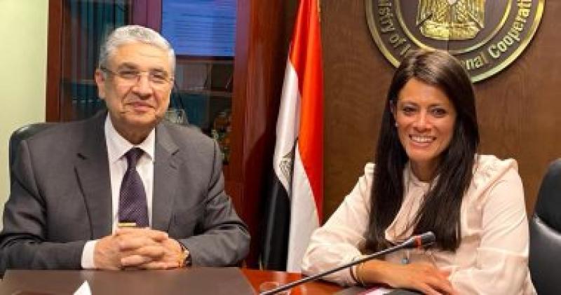 وزيرا التعاون الدولى والكهرباء