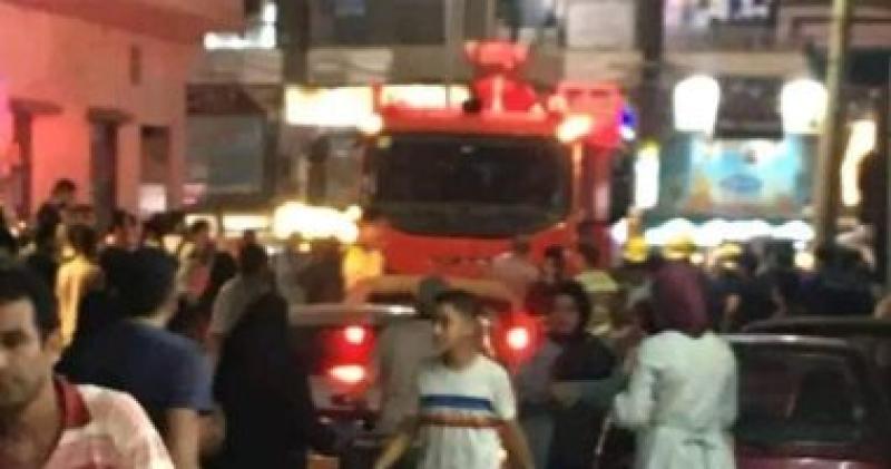 سقوط شرفة منزل بدمياط