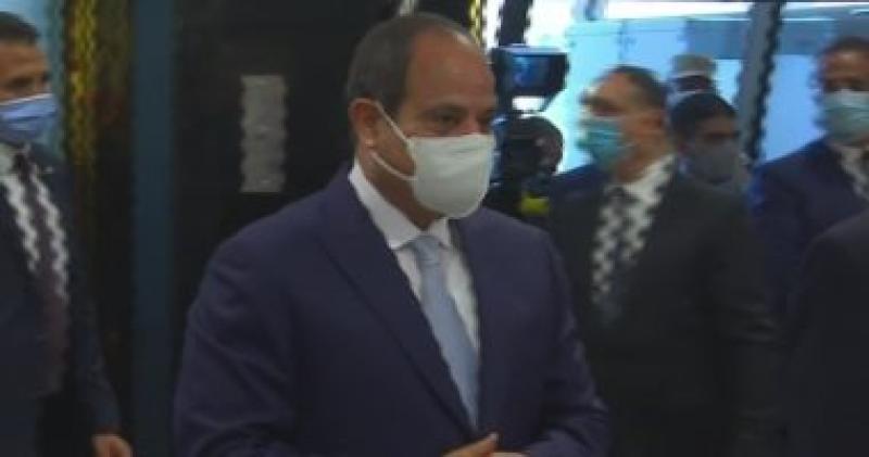 الرئيس السيسي يصل مقر الهيئة