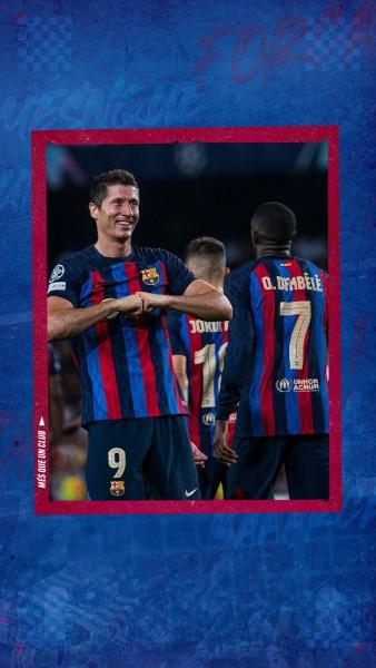 ليفاندوفيسكى نجم برشلونة