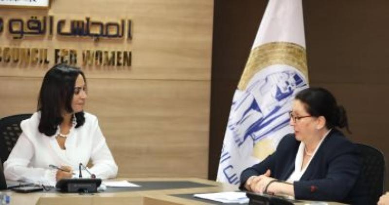 مايا مرسى تلتقى الأمين العام المساعد للأمم المتحدة
