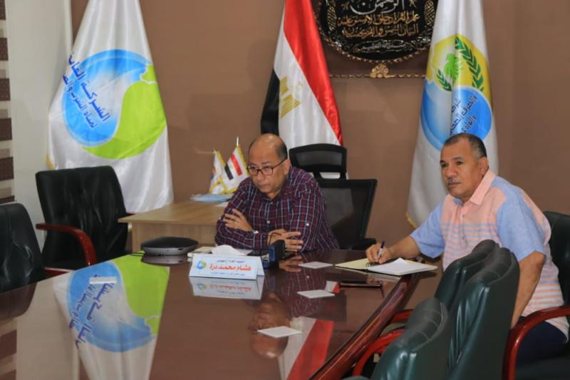 مياه أسيوط تشارك في الـ Video Conference لتطبيق فاعليات التعليم الإلكتروني بالمدرسة الفنية