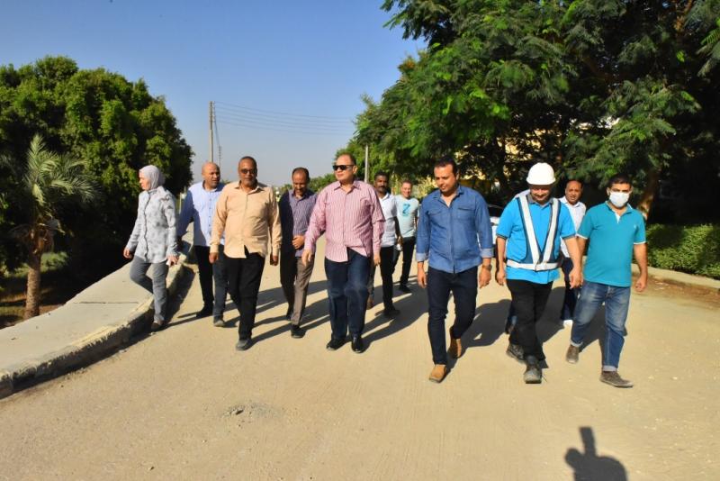 محافظ أسيوط يتفقد أعمال إحلال وتجديد مشروع محطة معالجة صرف صحي عرب المدابغ