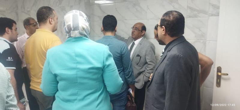 جولة تفقدية للمستشفى 
