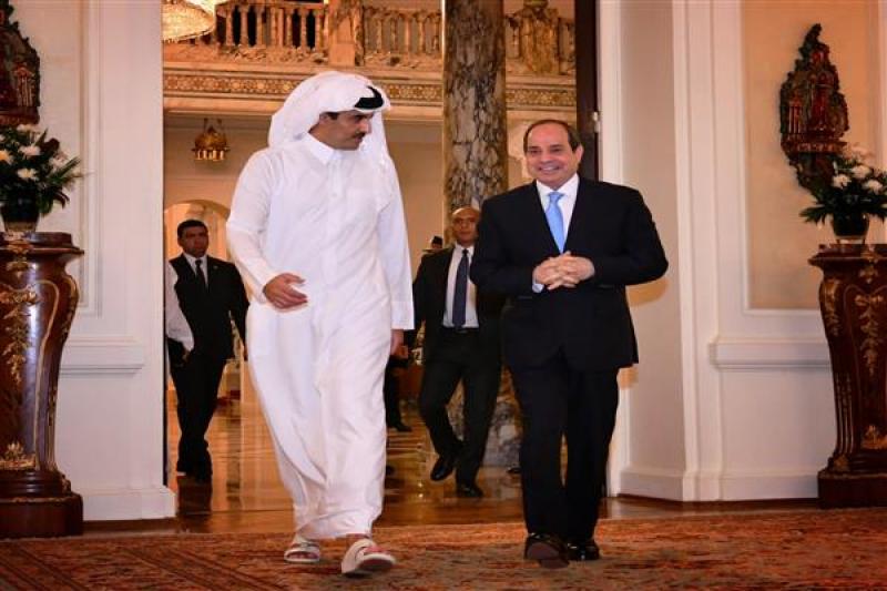 السيسي وتميم 