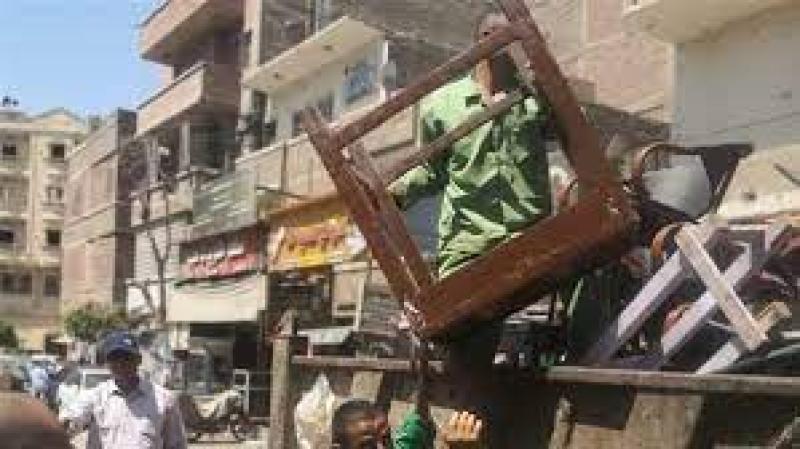  حملات لإزالة الإشغالات في المنيا