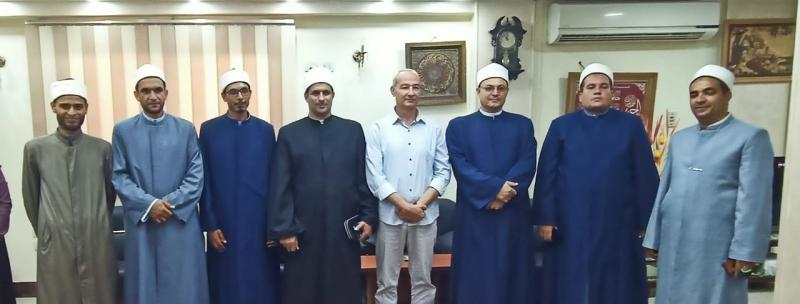 شباب كفر الشيخ تستقبل قافلة الأزهر الشريف من مجمع البحوث الإسلامية