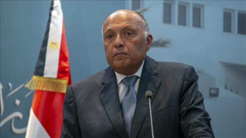سامح شكرى وزير الخارجية 