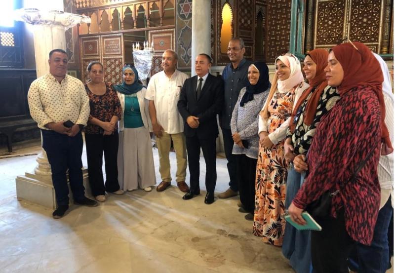 جولة نائب وزير الآثار 