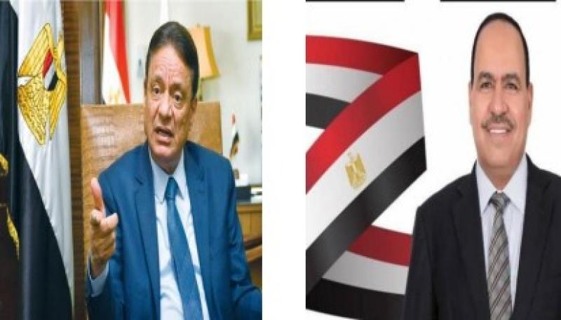 النائب أحمد قورة والكاتب الصحفى كرم جبر