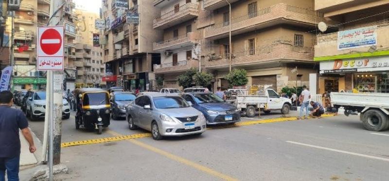  تنفيذ المرحلة الثانية من المخطط المرورى بالزقازيق 