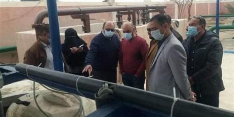 تفقد محطات المياه 